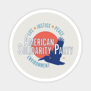 American Solidarity Party Logo with Party Platform Principles Magnet